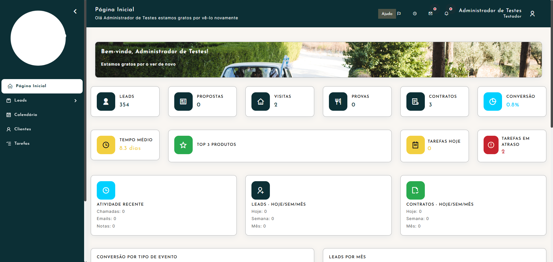 CRM Dashboard