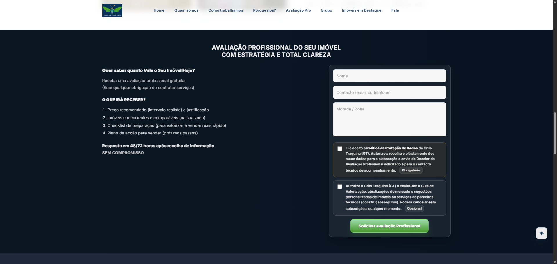 Mockup projeto mobile